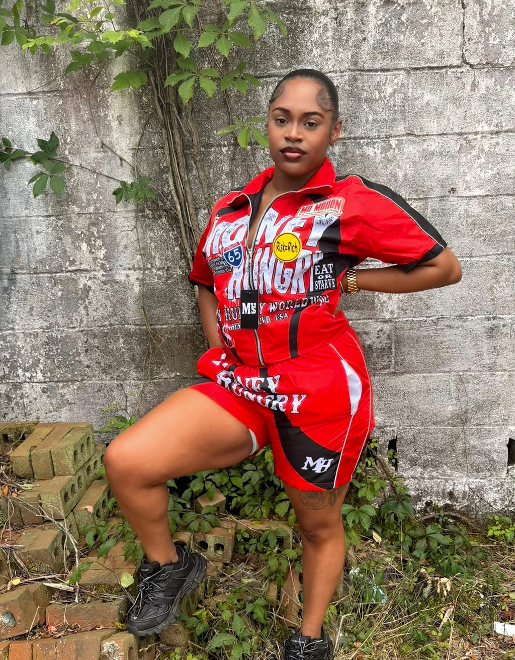 Red Women’s S.D.S.U Set