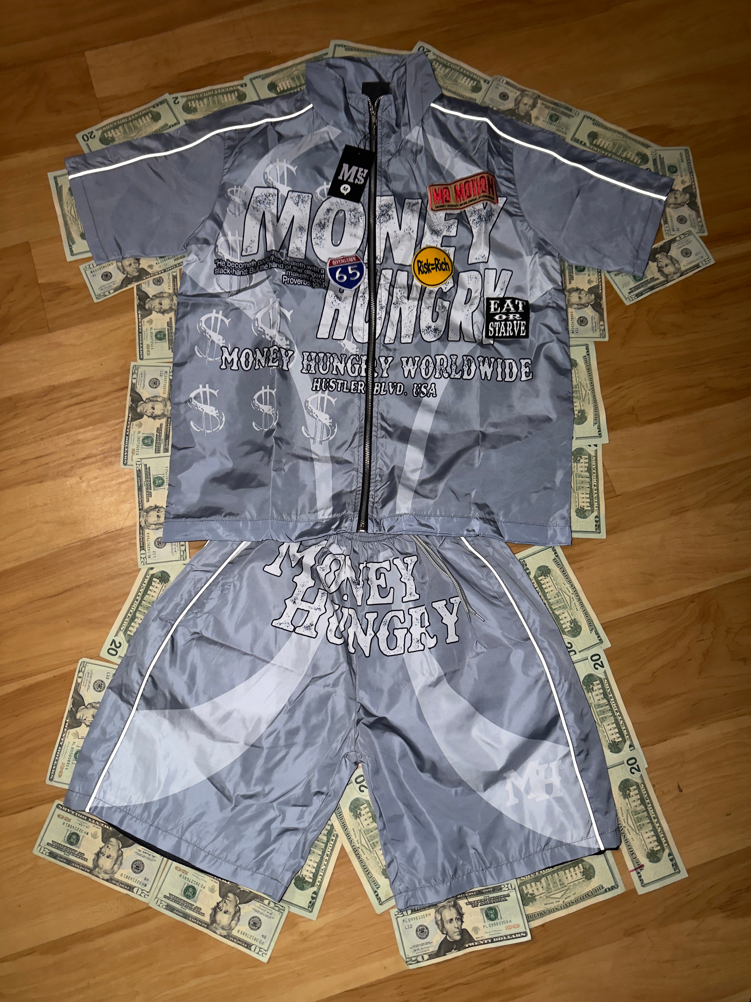 S.D.S.U Grey/White Set